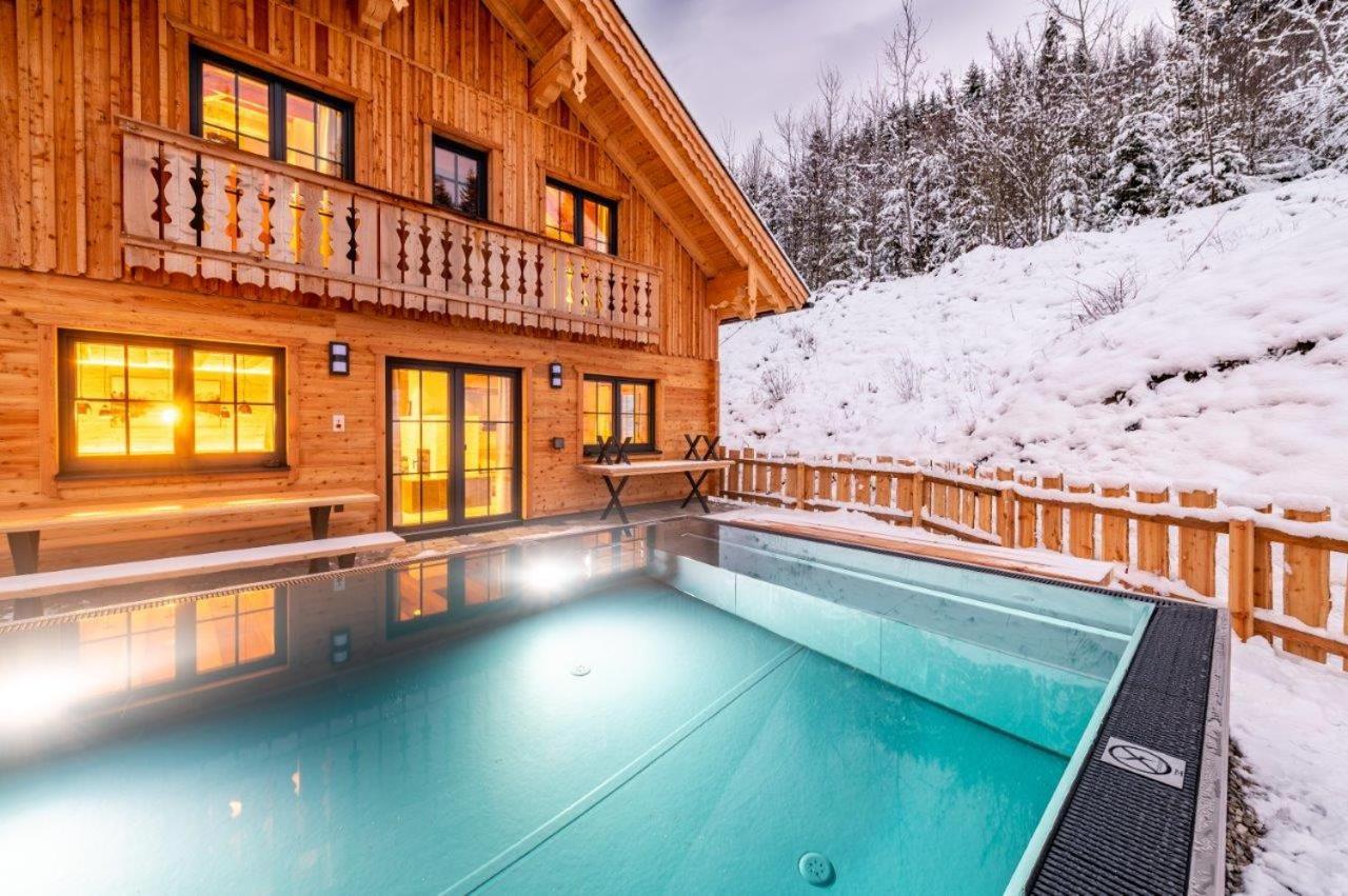 Poolchalet Dachsteinblick Pruggern Eksteriør billede