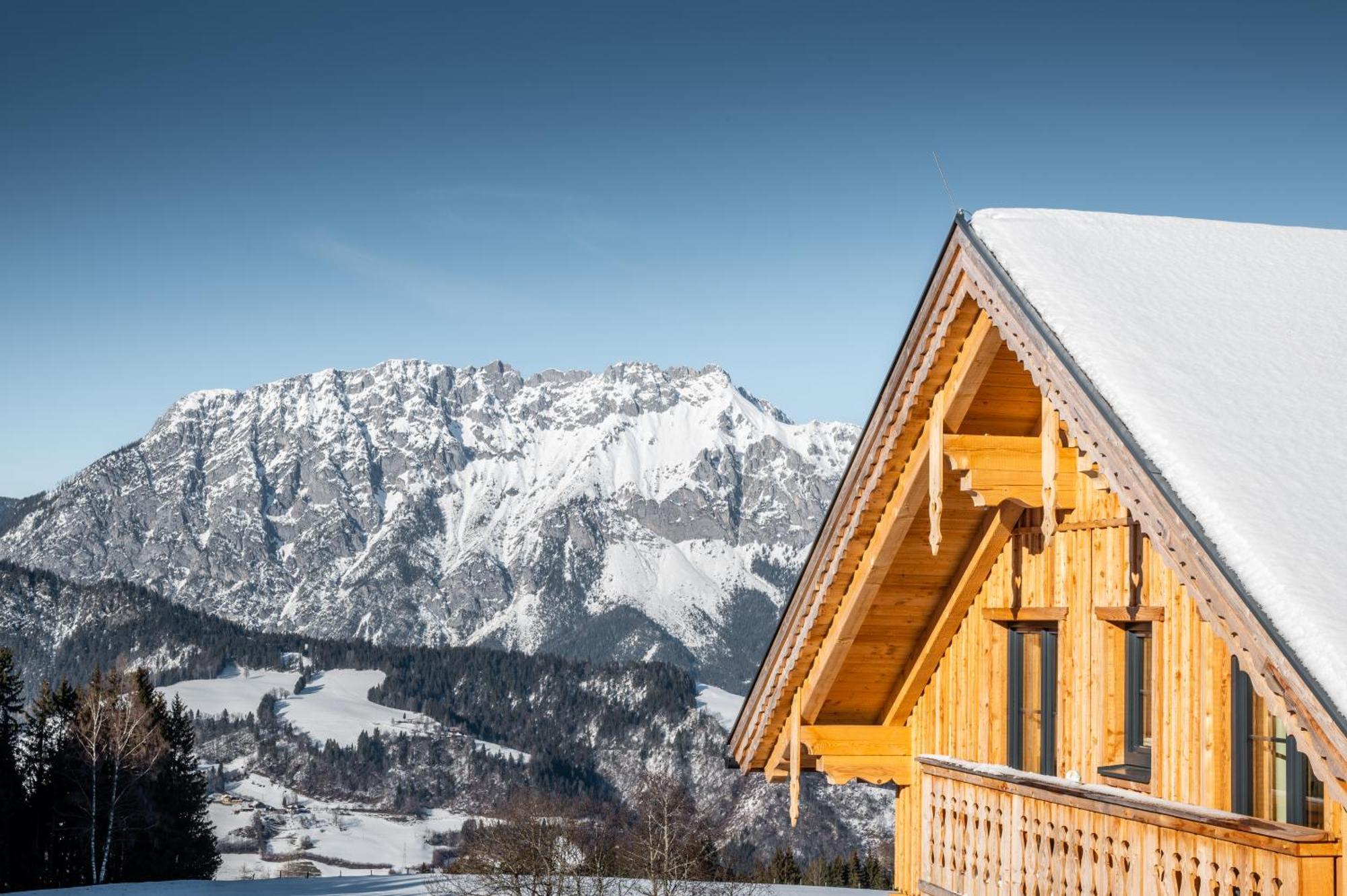 Poolchalet Dachsteinblick Pruggern Eksteriør billede