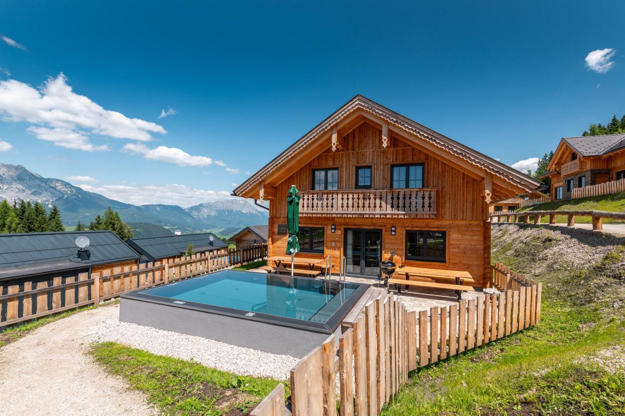 Poolchalet Dachsteinblick Pruggern Eksteriør billede