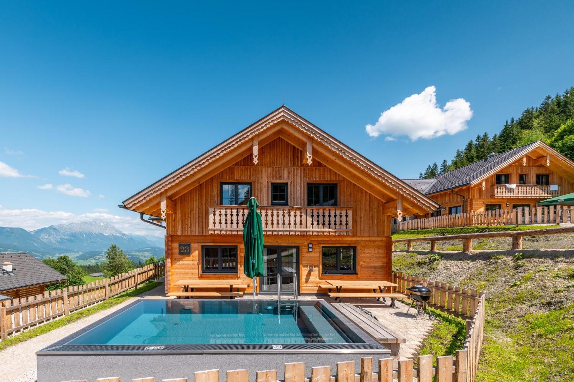 Poolchalet Dachsteinblick Pruggern Eksteriør billede